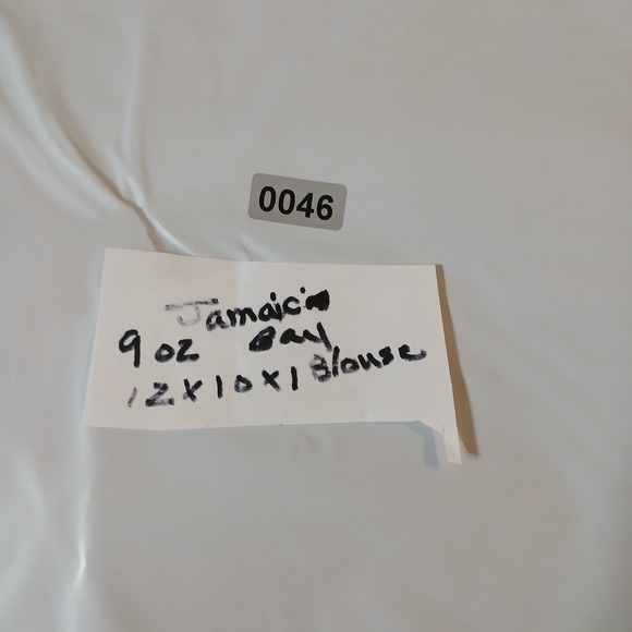 Jamaica Bay Women Shirt 100% Linen Sz L Button Up Short Sleeve Pale Pink - Picture 12 of 12